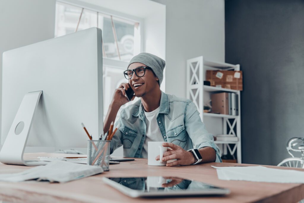 Trabajo en línea, entrevista