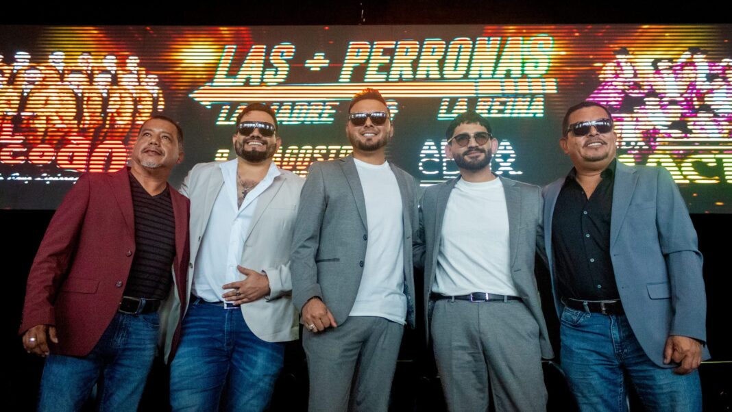 Banda El Recodo y Banda Machos presentando su gira 